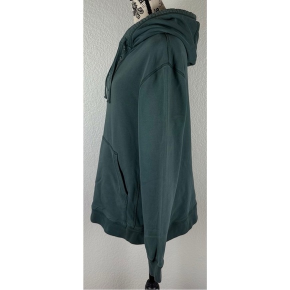 Taylor Stitch Hoodie, Mens The Fillmore Snap Hoodie In Deep Sea Terry Small / 38 - Picture 3 of 14